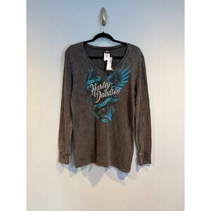 Harley-Davidson Long Sleeve Thermal Top – NWT – Size L